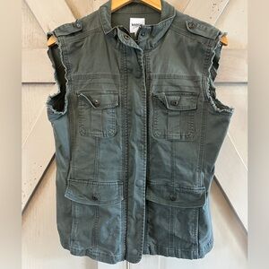 Kensie Olive Green Utility Vest